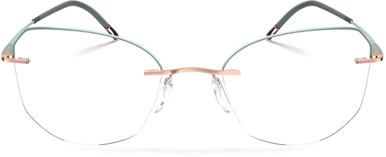 Silhouette Purist Color Groove Demo Rimless 5561 Eyeglasses - view 139
